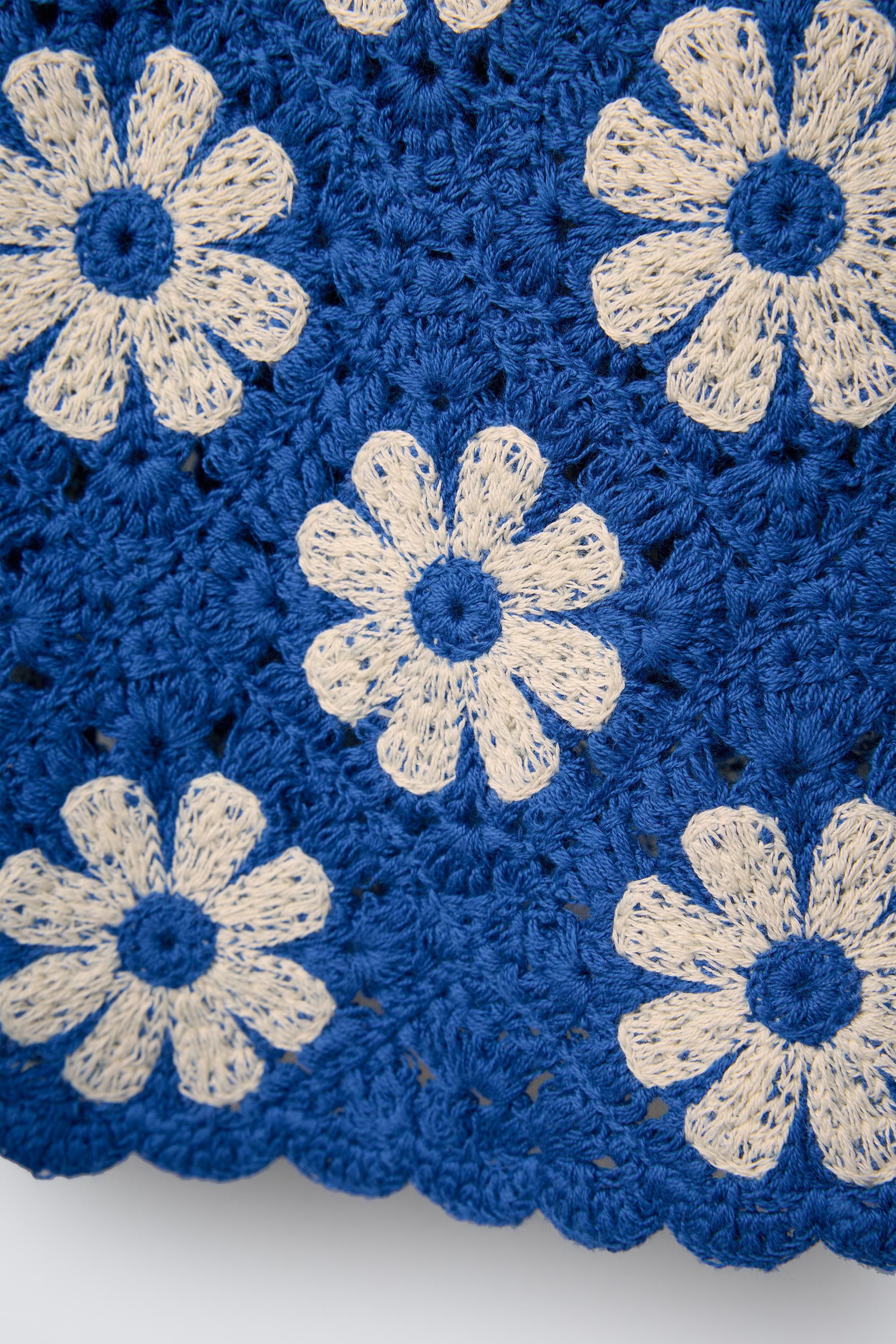 CROCHET FLOWER DRESS | Zara US