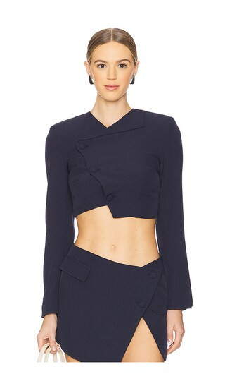 Tarryn Jacket in Navy | Revolve Clothing (Global)
