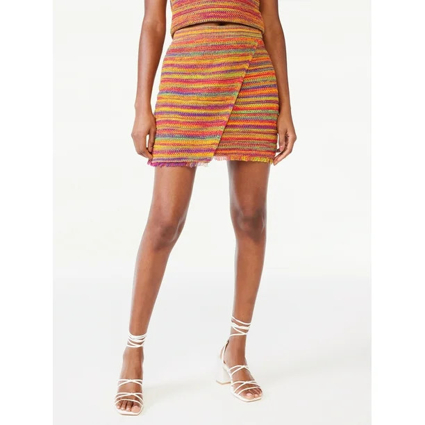 Scoop Women's Crochet Mini Skirt | Walmart (US)