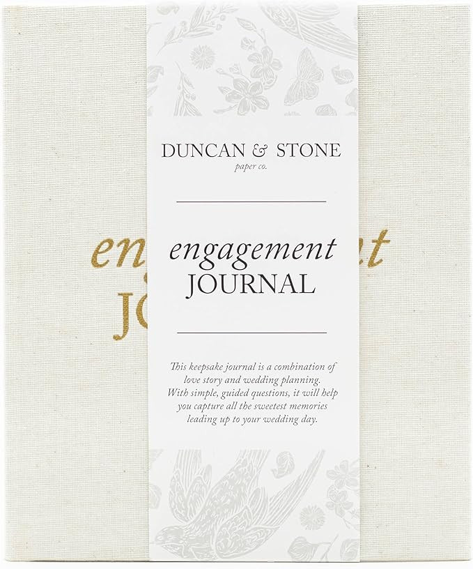 Engagement Journal for Couples (Ivory, 69 Pages) by Duncan & Stone - Wedding Planning Book and Or... | Amazon (US)