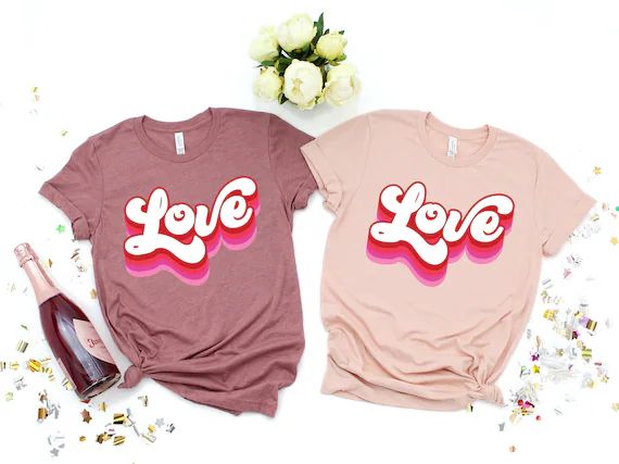 Retro Valentine Day Shirtvalentines Day Shirtsvintage | Etsy | Etsy (US)