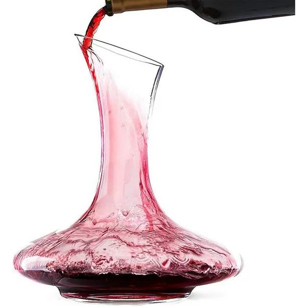 Bella Vino Premium Crystal Glass Tannin Softening 1200ml Elegant Wine Decanter - Walmart.com | Walmart (US)