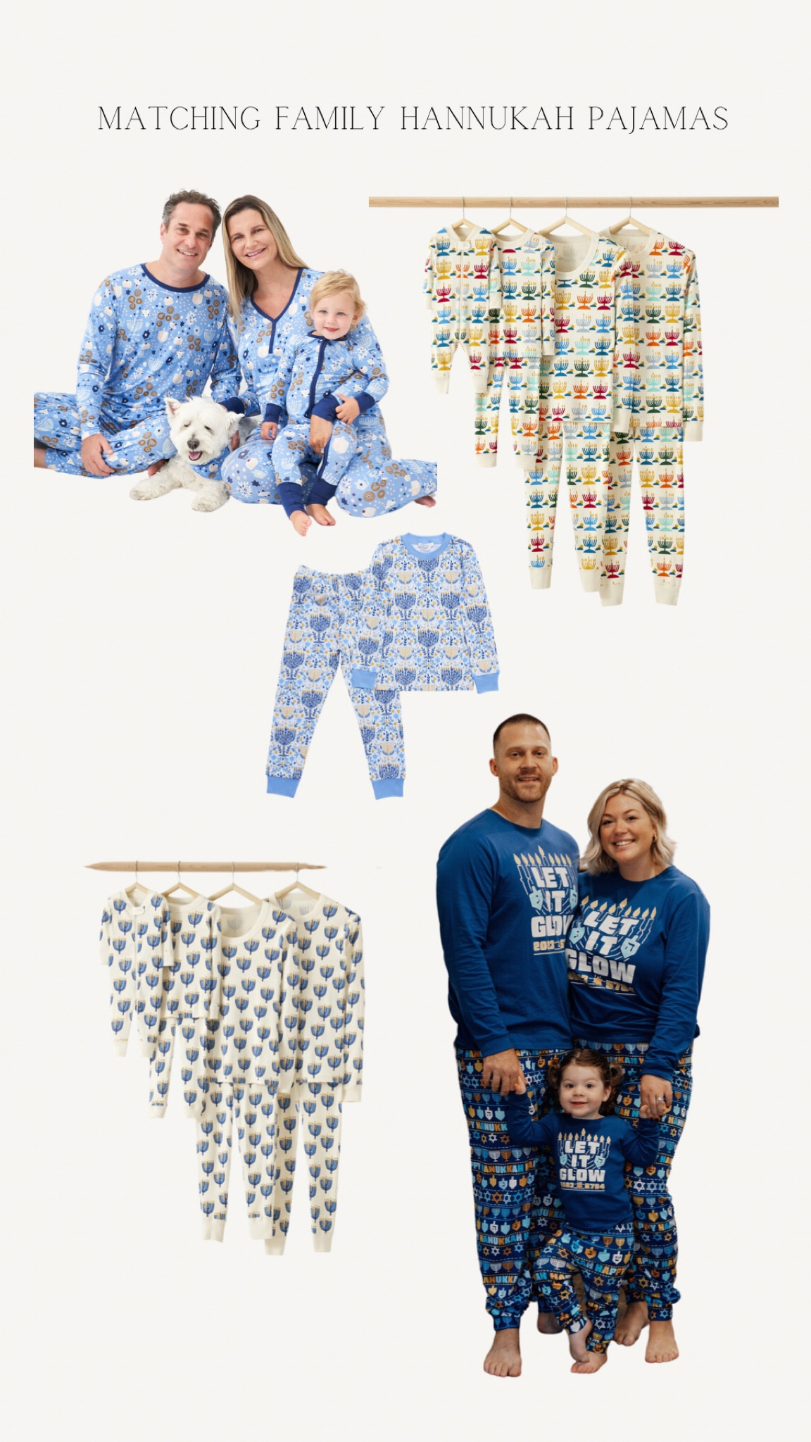 Matching Hanukkah pajamas for the whole family 🕎

I have such a hard time finding cute pajamas for Hannukah and the Jewish holidays so I wanted to create a list for you guys ✨


#LTKHoliday #LTKfamily #LTKGiftGuide