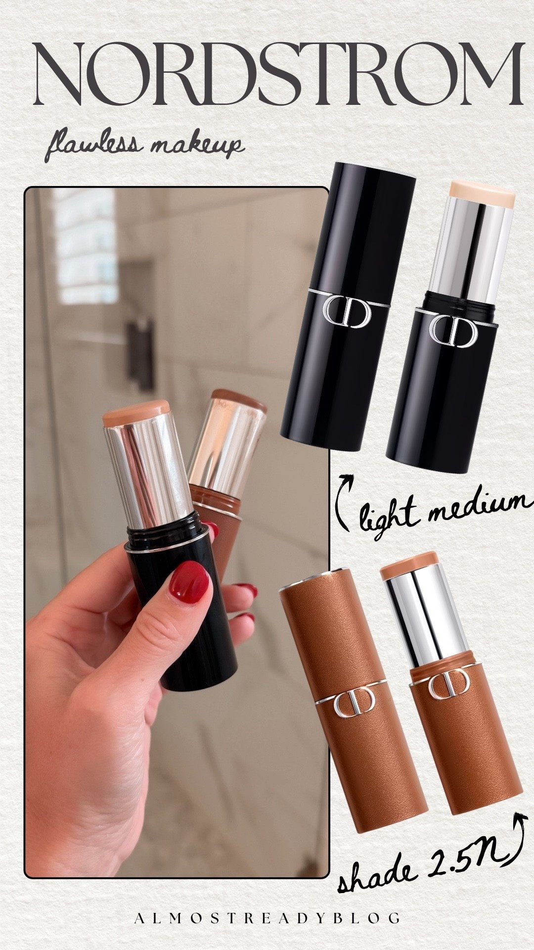 These have my makeup looking FLAWLESS 🤩 and I love the stick form, so quick and easy!
Foundation shade: Light Medium
Bronzer: 2.5N

#LTKBeauty