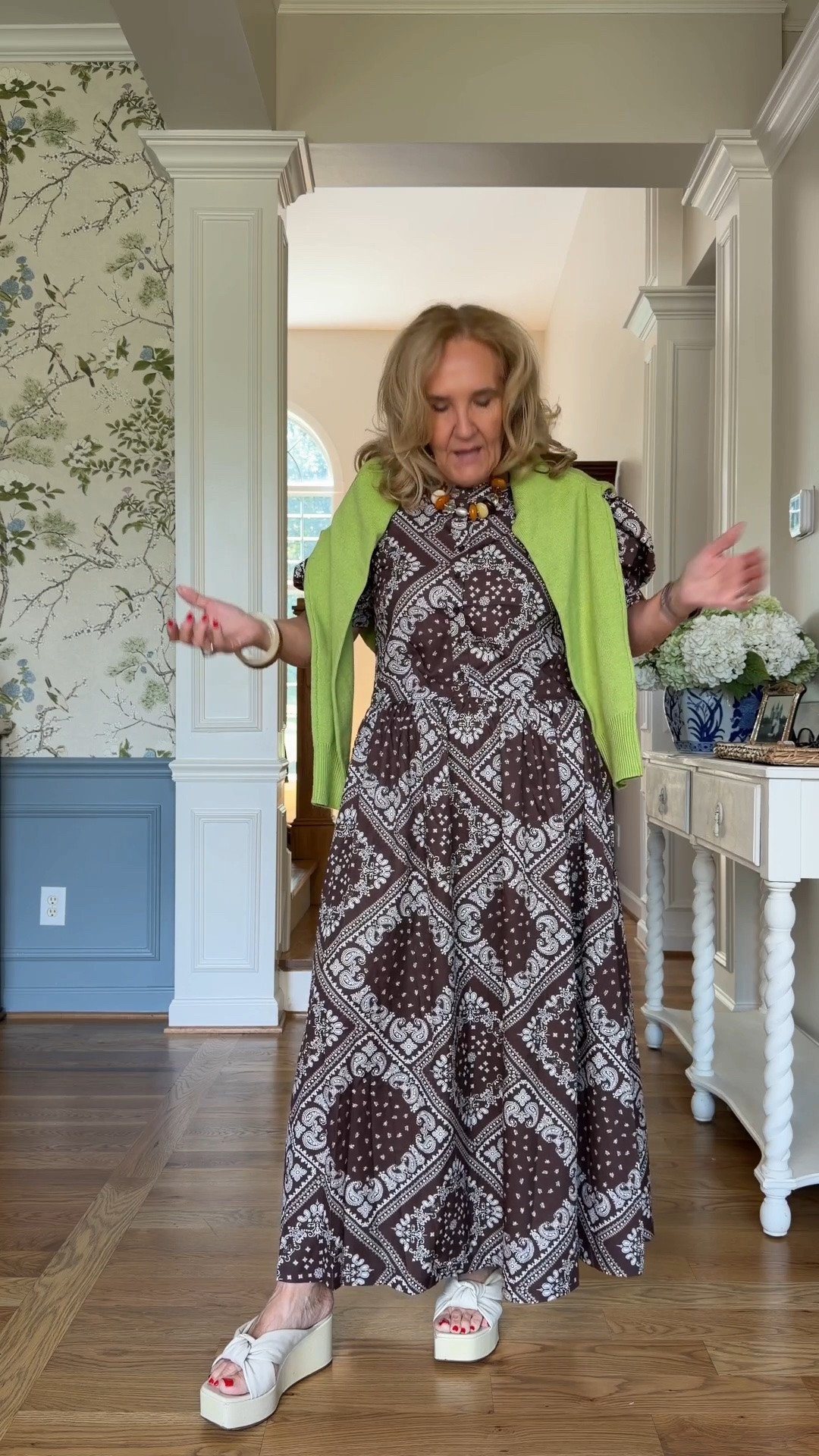 Dress size med 15% off at Avara with code NANETTE15 
Sweater size med about 4% wool so if allergic won’t be for you. I love it.

#LTKootd #LTKxWalmart #LTKOver40