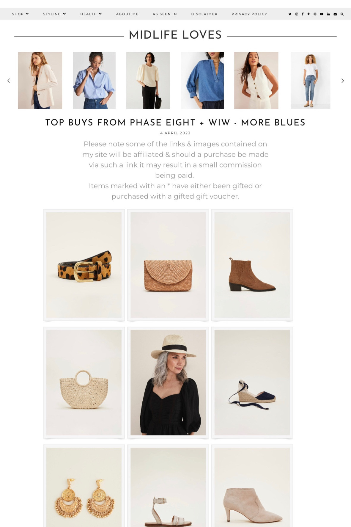 Taken a look at Phase Eight recently? Check out my top picks here https://www.mymidlifefashion.com/2023/04/top-buys-from-phase-eight-wiw-more-blues.html #fashion #style #springfashion #springstyle #affordablestyle #affordablefashion #midlifestyle #midlifefashion #mymidlifefashion #over40style #over40fashion #timelessstyle #effortlessstyle #timelessfashion #timelessstyle

#LTKFind #LTKstyletip #LTKSeasonal