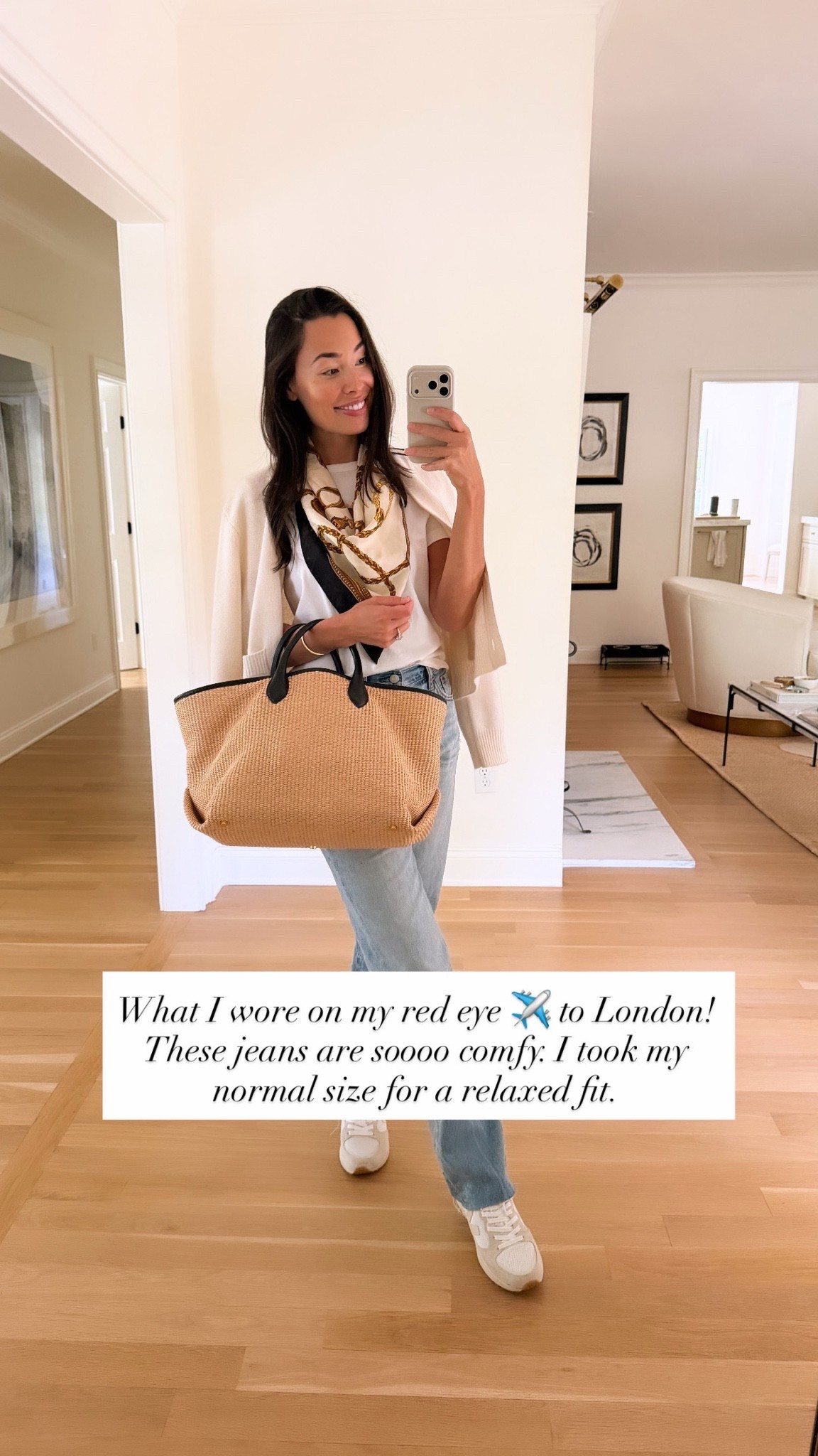 Travel outfit. Scarf is vintage similar below!

#LTKootd #LTKstorytime #LTKTravel