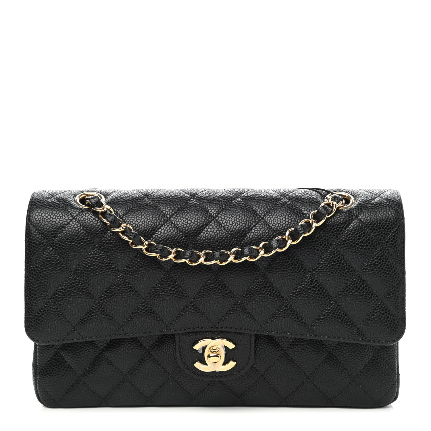 CHANEL Caviar Quilted Medium Double Flap Black | FASHIONPHILE | Fashionphile