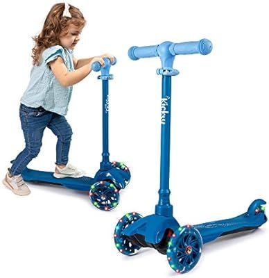 KicksyWheels Scooters for Kids - 3 Wheel Toddler Scooter for Boys & Girls - Toddlers and Kids Toy... | Amazon (US)