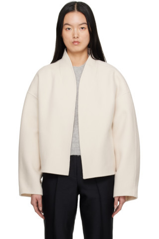 House of Dagmar - Off-White  Doublé Jacket | SSENSE