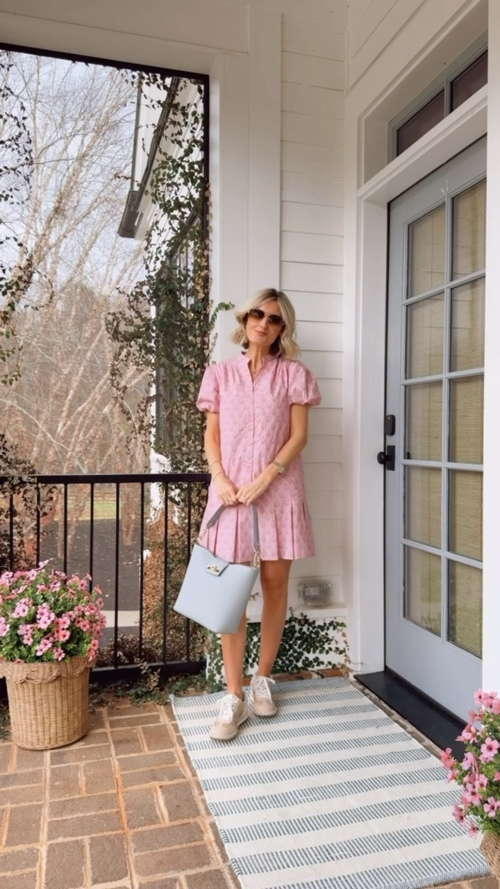 This pink mini dress is a dress you can wear on repeat! Love the puff sleeves and pleats at the bottom! Wearing XS! Use code LOVERLY15 for 15% off your first Avara order!

Loverly Grey, Avara, spring dress, Easter dress, spring outfit, spring workwear 

#LTKSeasonal #LTKWorkwear