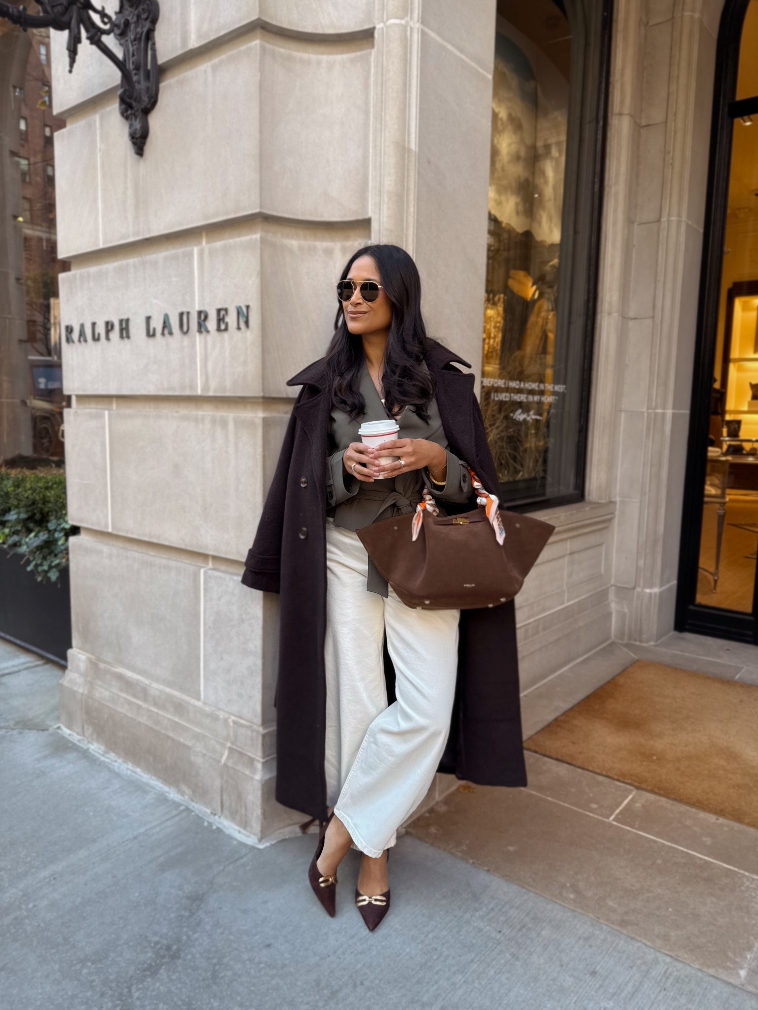My entire outfit is on sale! Absolutely love this gorgeous trench jacket that you can also wear as a top! I wore this look to Ralph’s Coffee.
I am wearing a small in the top and 26 in the jeans.
Take extra 15% OFF my coat with code: HAUTE15
Take extra 30% OFF my shoes with code: BLACKFRIDAY 
Take 20% OFF my bag with code: BF20
#denim #fallstyle 





#LTKCyberWeek #LTKSaleAlert #LTKPetite