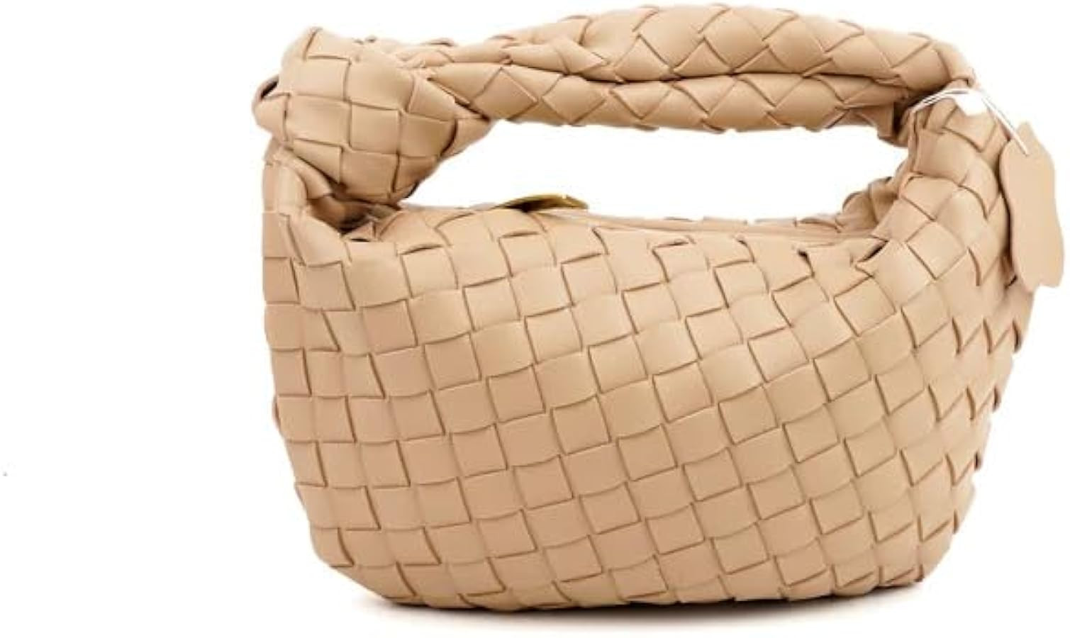 Ava 10 x 7 Inch Vegan Leather Womens Woven Knotted Clutch Purse Handbag | Amazon (US)