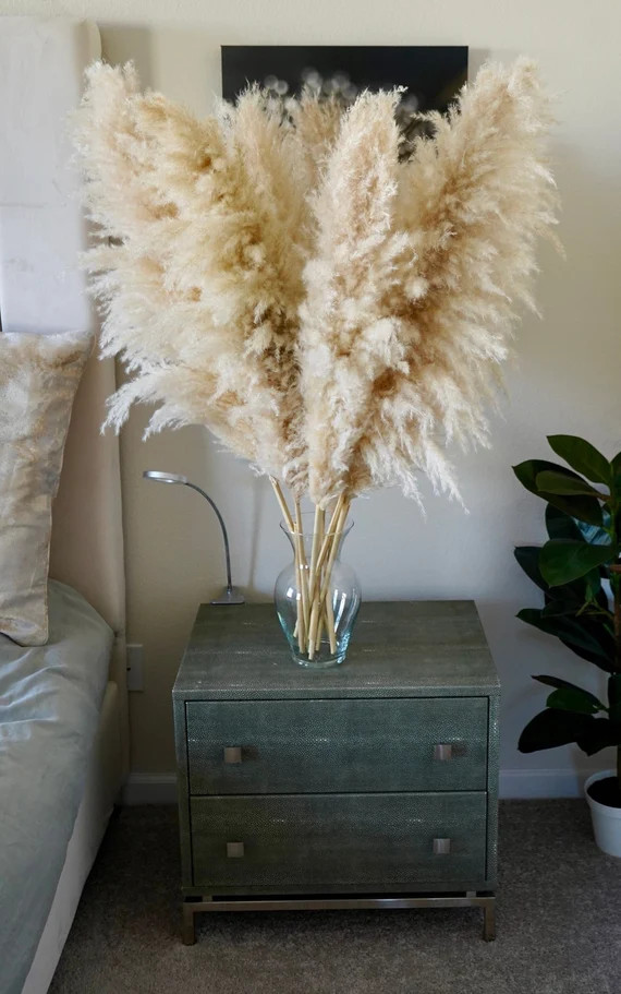 XL PAMPAS GRASS 4ft Tall | Large Dried Florals | Wedding Arch Arrangement | Boho Home Decor | Bri... | Etsy (US)