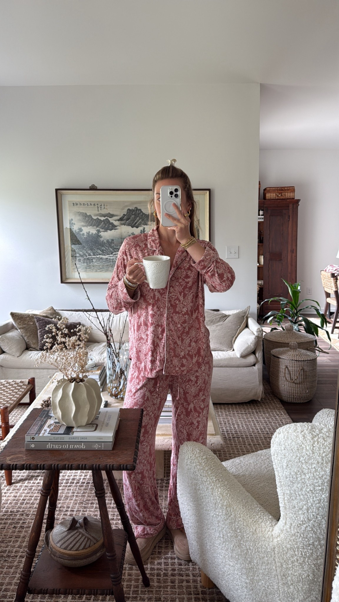 5/2/25 morning pjs set 🫶🏼 cozy earth pajamas, bamboo pajama set, soft loungewear, breathable sleepwear, cozy morning outfit, luxury pjs, sustainable pajamas, lightweight bamboo pjs, comfy morning look, best sleepwear for women, spring pajama set, cozy earth loungewear, neutral morning outfit, softest pajamas ev
