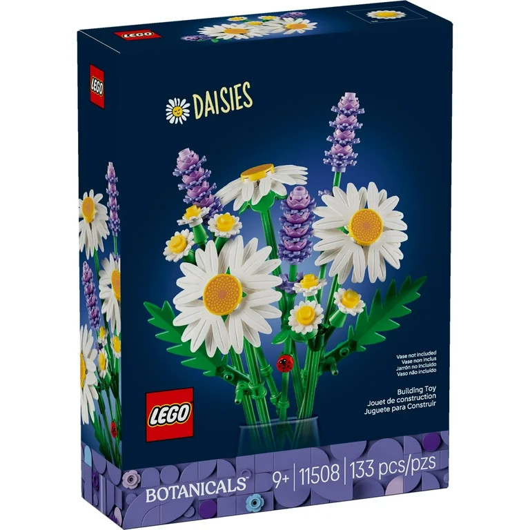 LEGO Botanicals Daisies Building Toy - Birthday Gift for Kids & Adults, Ages 9+ - Kids Room Decor... | Walmart (US)