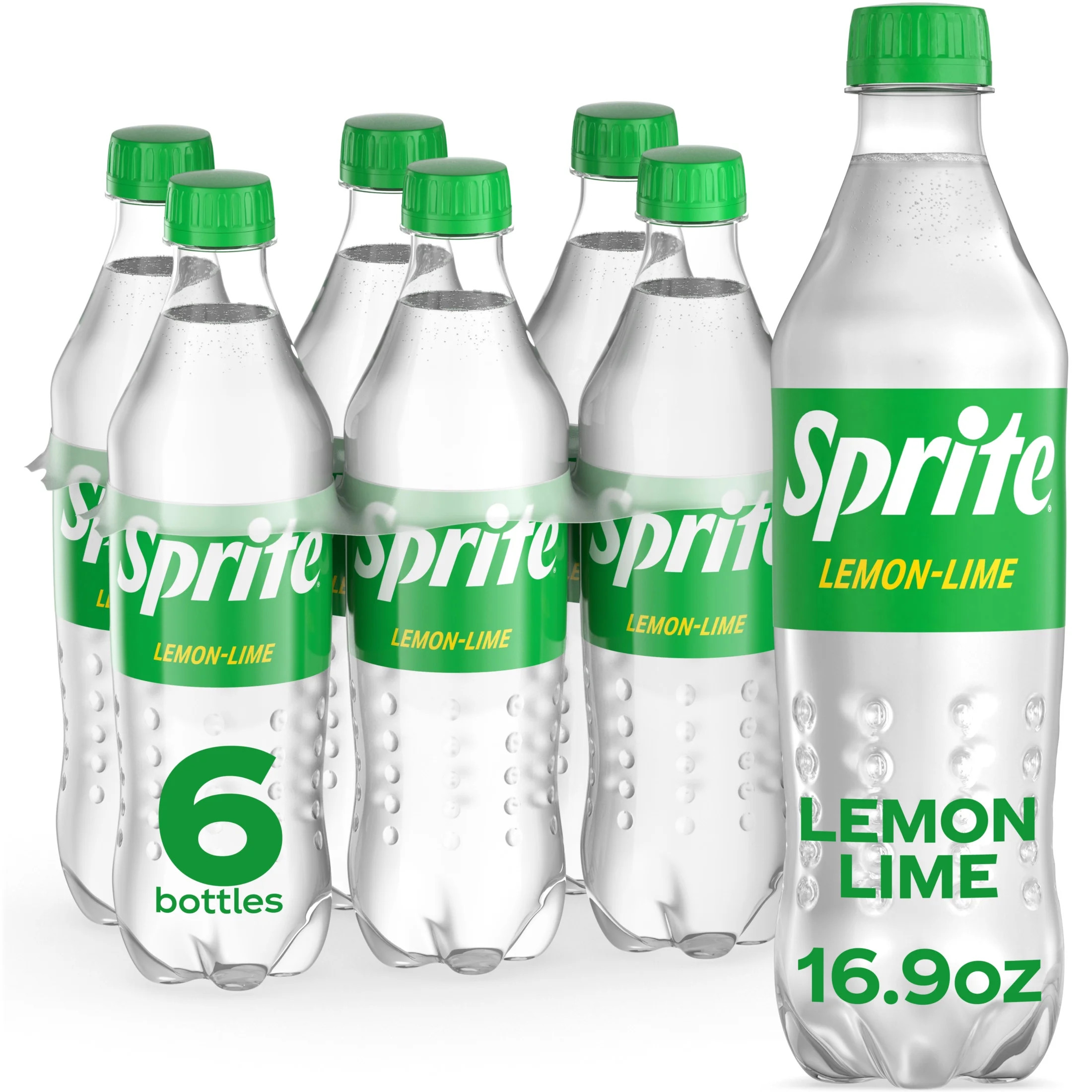 Sprite Lemon Lime Soda Pop, 16.9 fl oz, 6 Pack Bottles | Walmart (US)