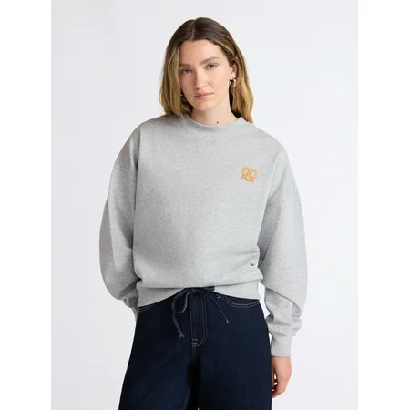 Scoop Limited Edition Women’s and Women s Plus New York Graphic Sweatshirt with Embroidery Sizes XS-4X | Walmart (US)