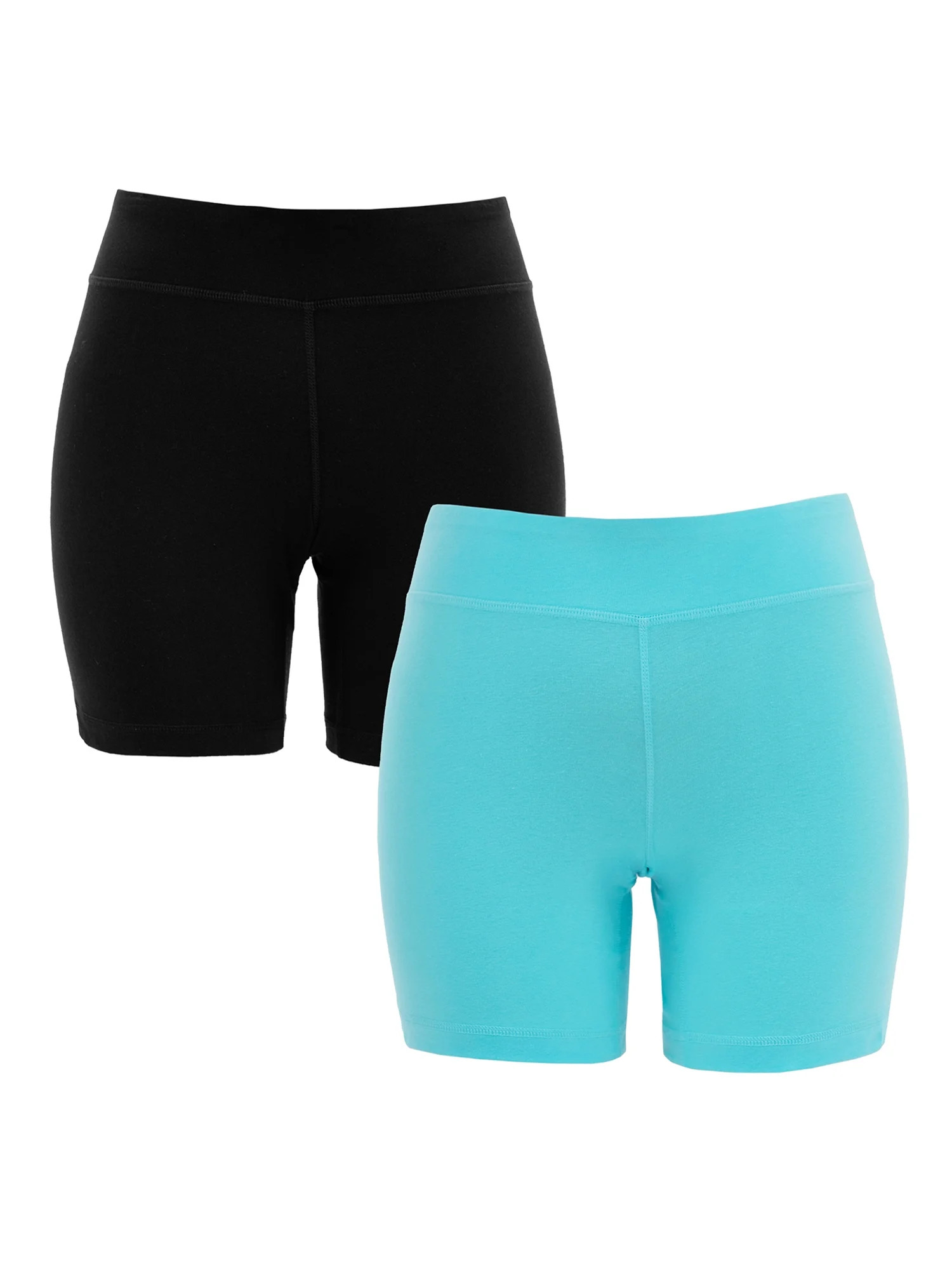 Athletic Works Womens Core Active Dri-Works Bike Short, 2-Pack - Walmart.com | Walmart (US)