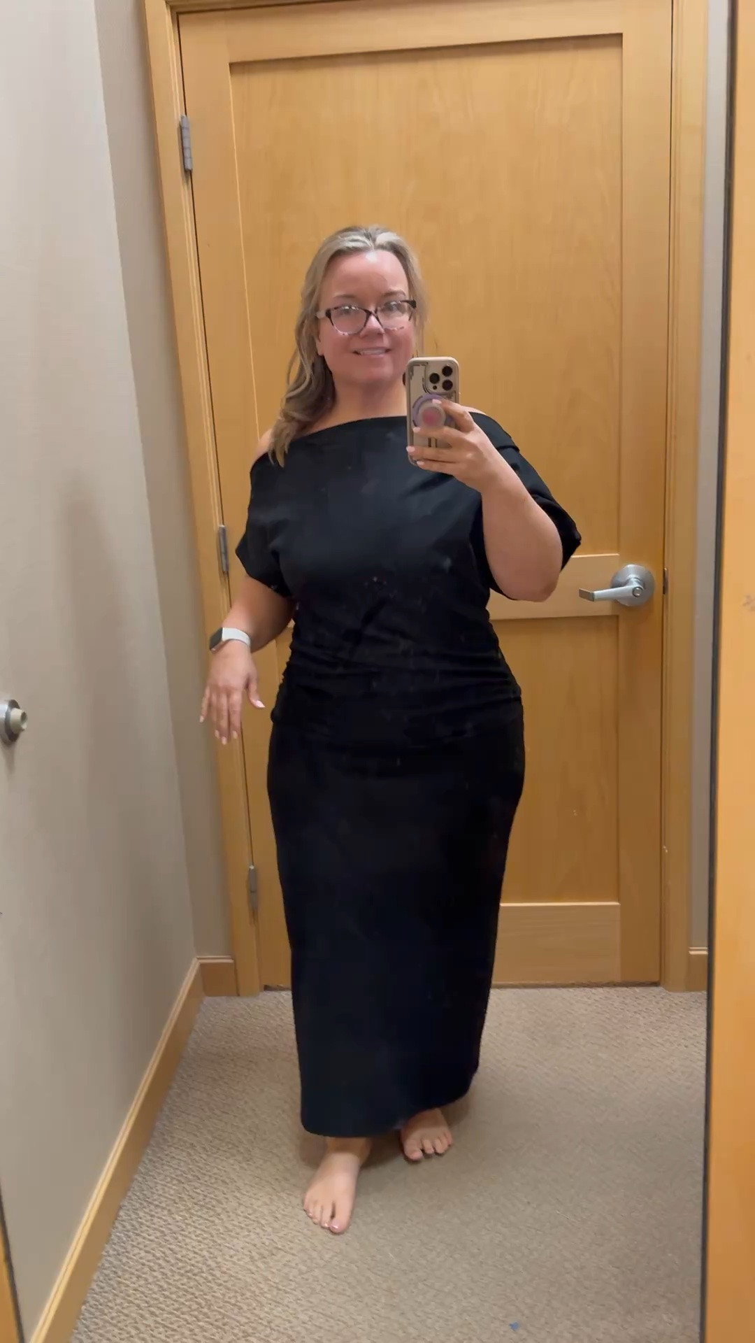 This one feels effortless in the best way. The relaxed drape through the middle makes it incredibly forgiving while still looking polished and elevated. I also love the wider neckline moment because it balances curves beautifully without feeling too exposed.

This is one of those “throw on and somehow look expensive” dresses.

For sizing reference: I’m 5’3, 36DDD, 32 inch waist, and 49 inch hips.

#LTKCurves #LTKStyle #CurvyFashion #PetiteCurvy #MinimalFashion #MaxiDressStyle #NeutralWardrobe #EffortlessStyle #TargetFashion #AffordableStyle #EverydayLuxury #CurvyOutfits #MidsizeStyle #MomStyle #ClassicWardrobe #BlackDressMoment #ConfidenceInClothes #WomenOver40Style #ComfortAndStyle #SoftLuxury

#LTKootd #LTKMidsize #LTKOver40