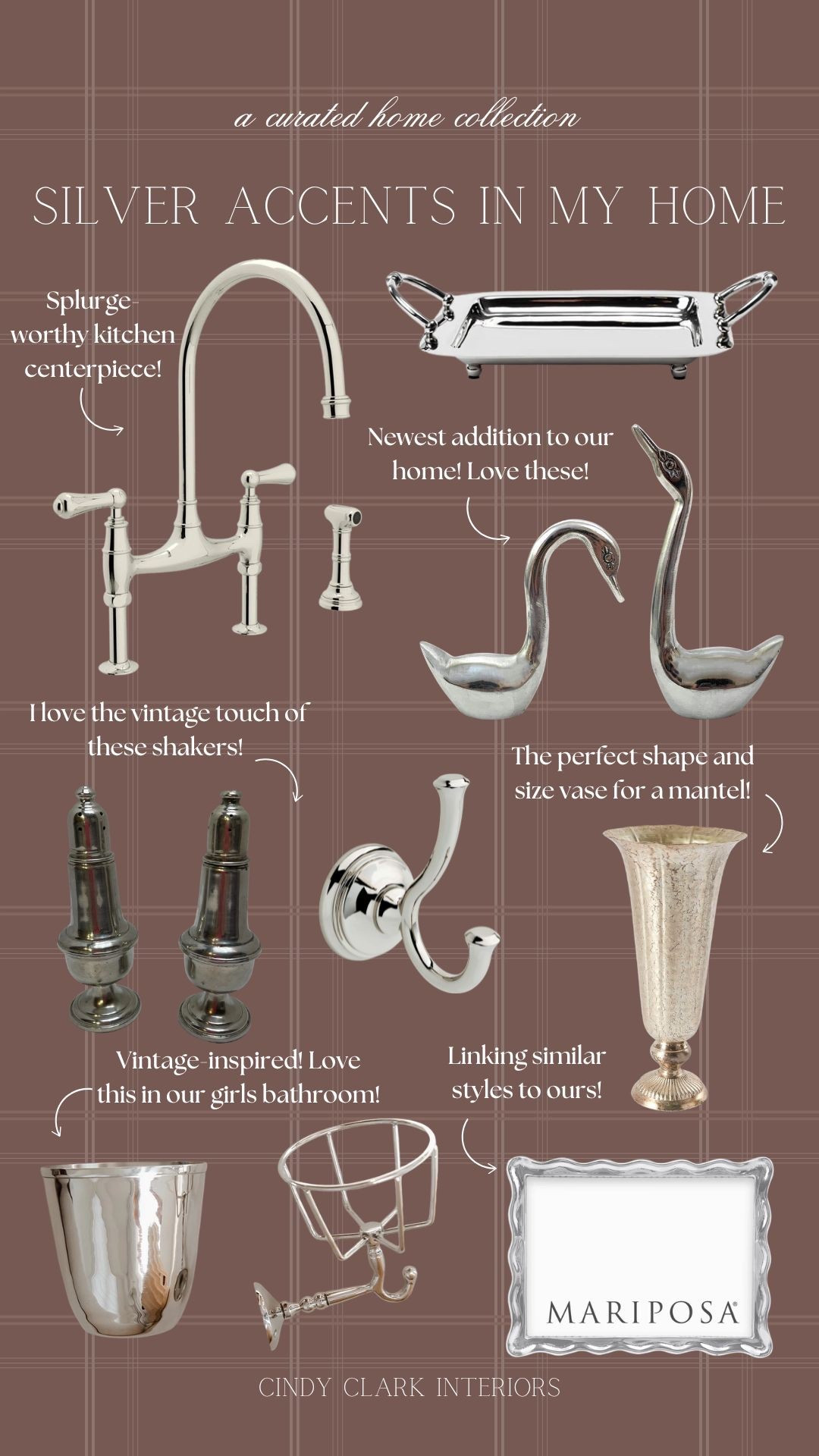 Although silver may be trending right now, it’s always been a timeless staple for me! I love how classic and oftentimes vintage silver finishes can feel in a home. Whether it be hardware or lighting, decor or functional home finds, I believe you should always have a touch of silver in every space! 

#LTKHome