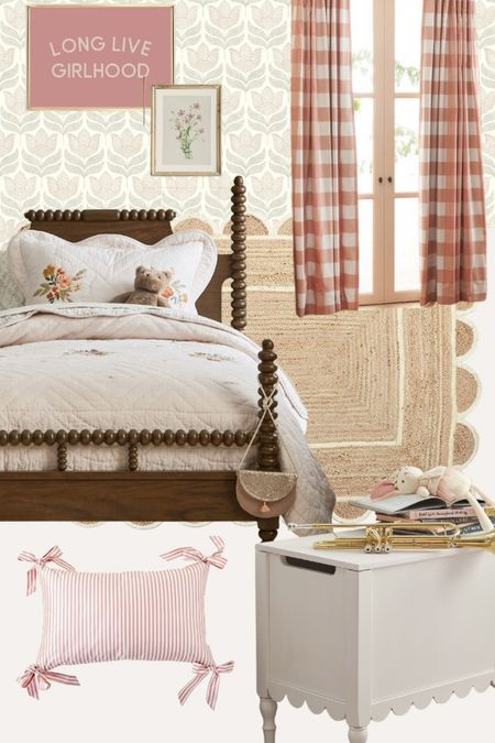 Traditional English country girls room idea blush pink 

#LTKkids #LTKhome #LTKfamily