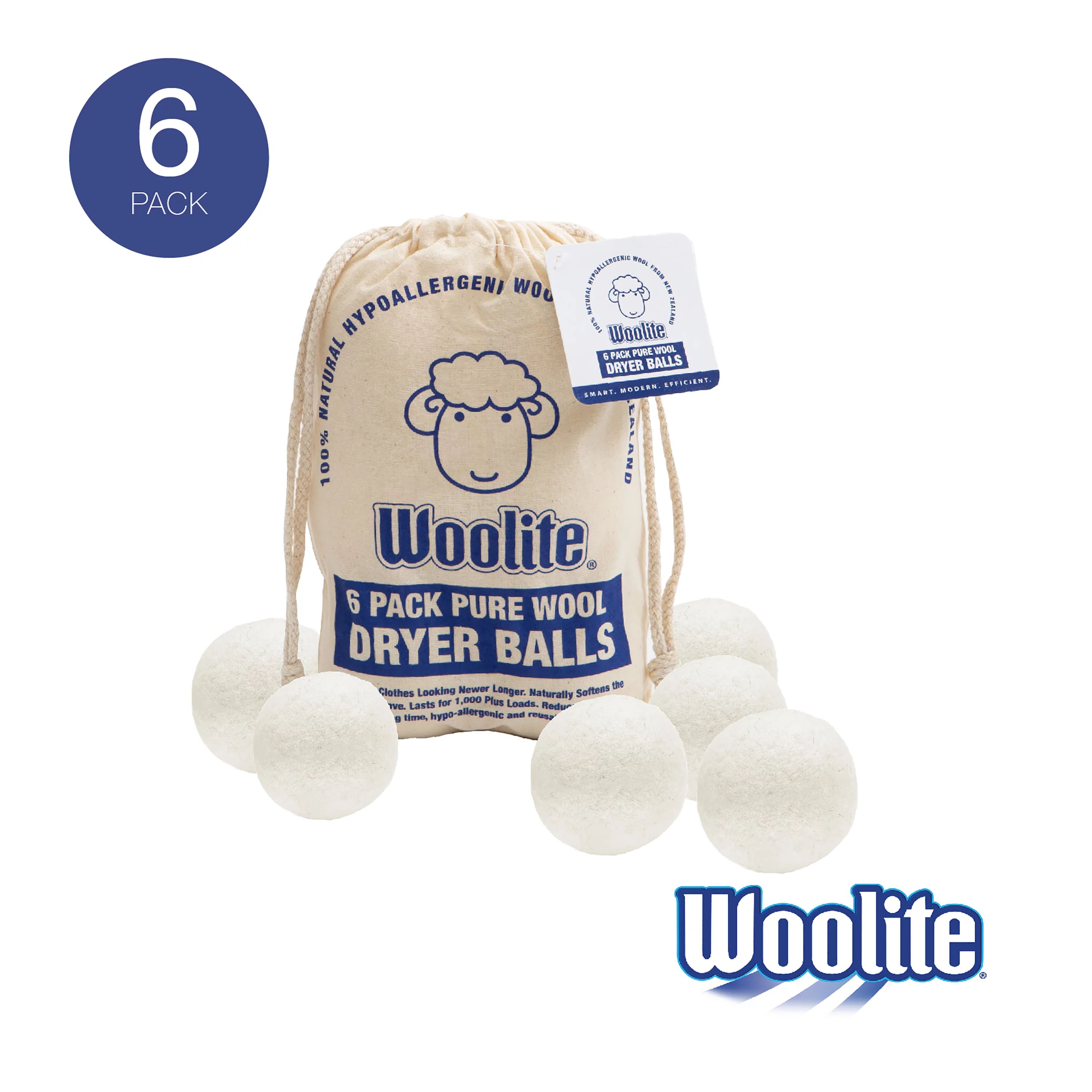 Woolite 6 piece Wool Dryer Balls set | Walmart (US)