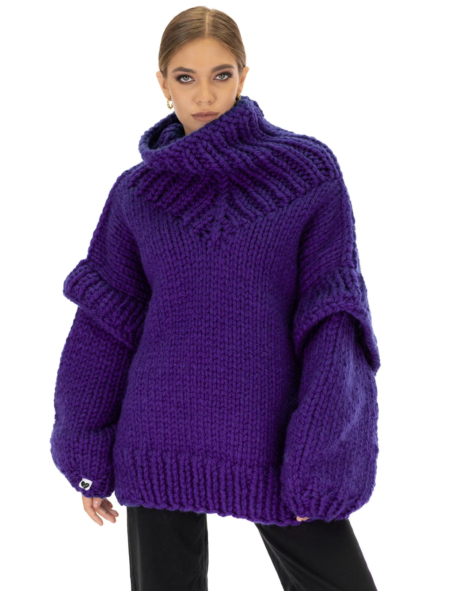 Turtle Rolled Neck Sweater | Mumshandmade
