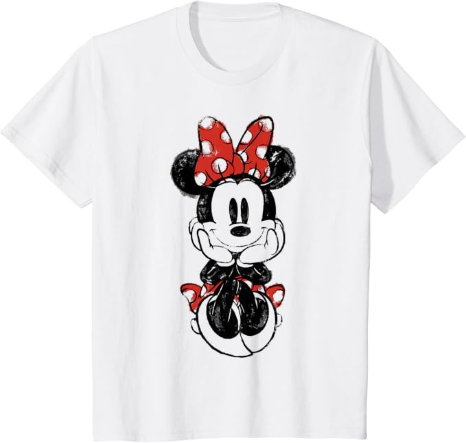 Disney Mickey And Friends Minnie Mouse Doodle T-Shirt | Amazon (US)