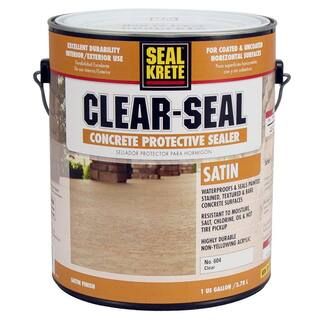 1 gal. Satin Clear Seal Concrete Protective Sealer | The Home Depot