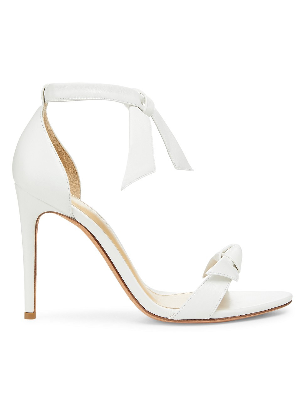 Clarita Bow Leather Sandals | Saks Fifth Avenue