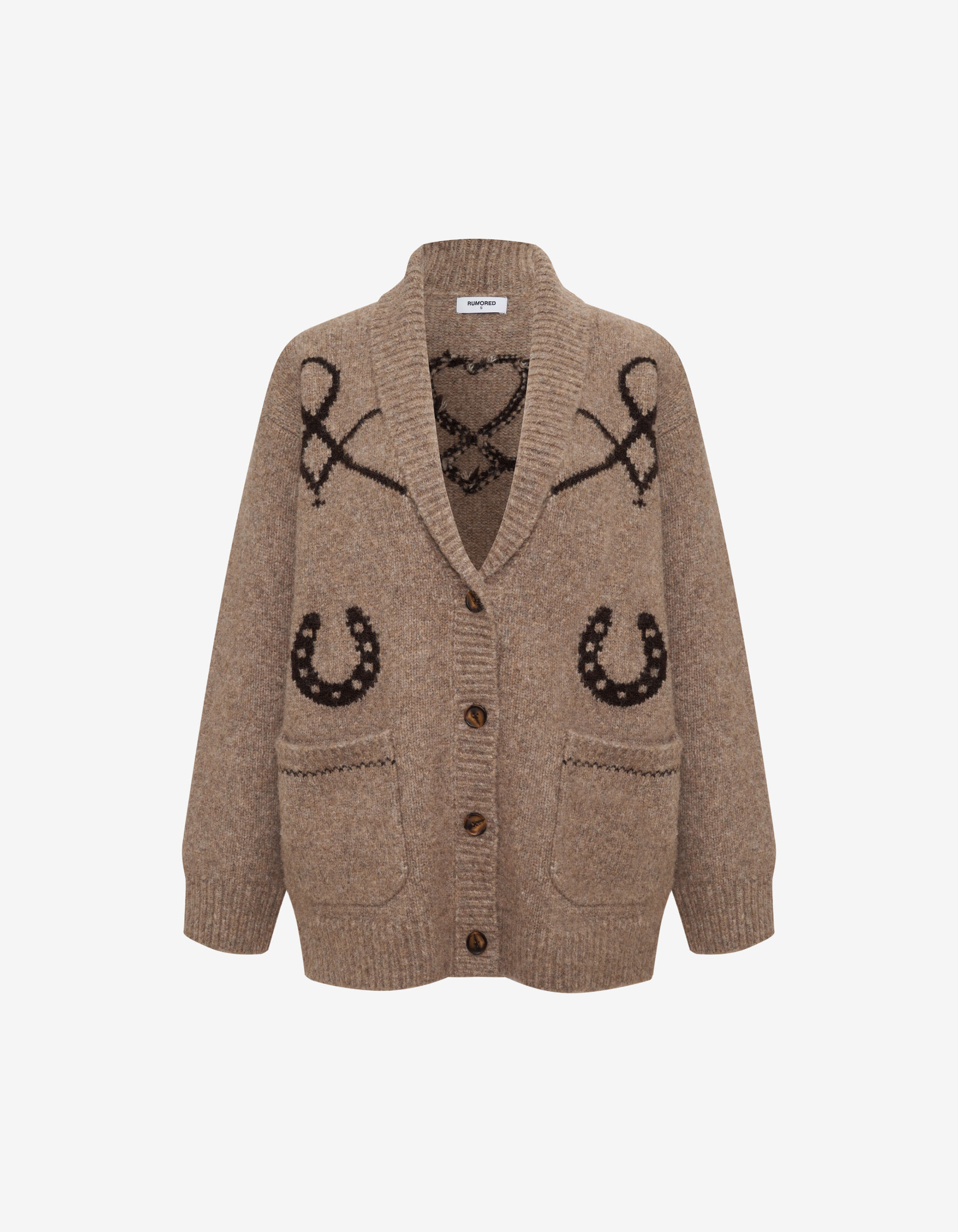 Wild Horses Cardigan | Mocha Heather | Rumored