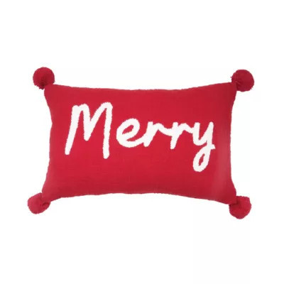 carol & frank Merry Pillow, Red | Belk