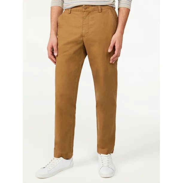 Free Assembly Men's Cotton Twill Drawstring Chinos - Walmart.com | Walmart (US)