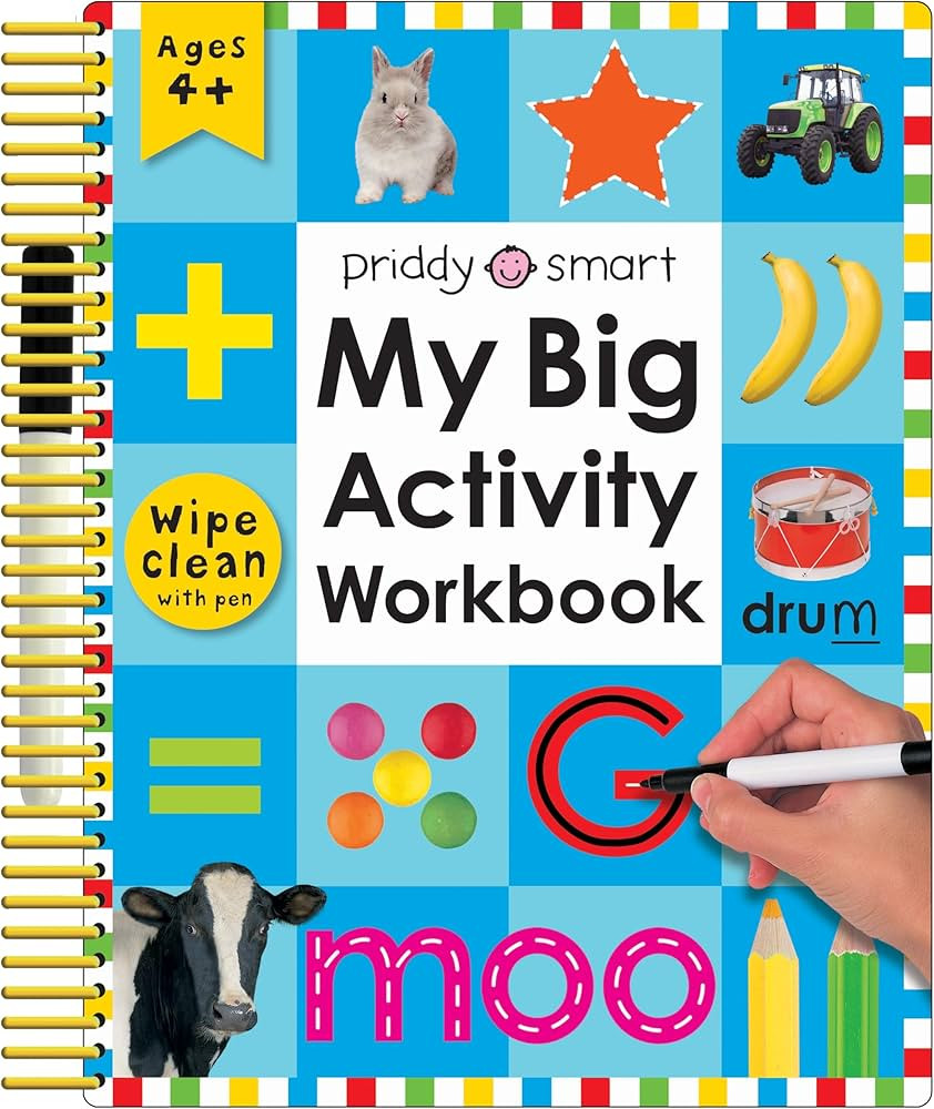 Wipe Clean: My Big Activity Workbook: Practice pen control, spelling, math, and more! | Amazon (US)