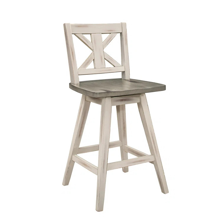 Shemena Swivel 23.5'' Counter Stool (Set of 2) | Wayfair North America