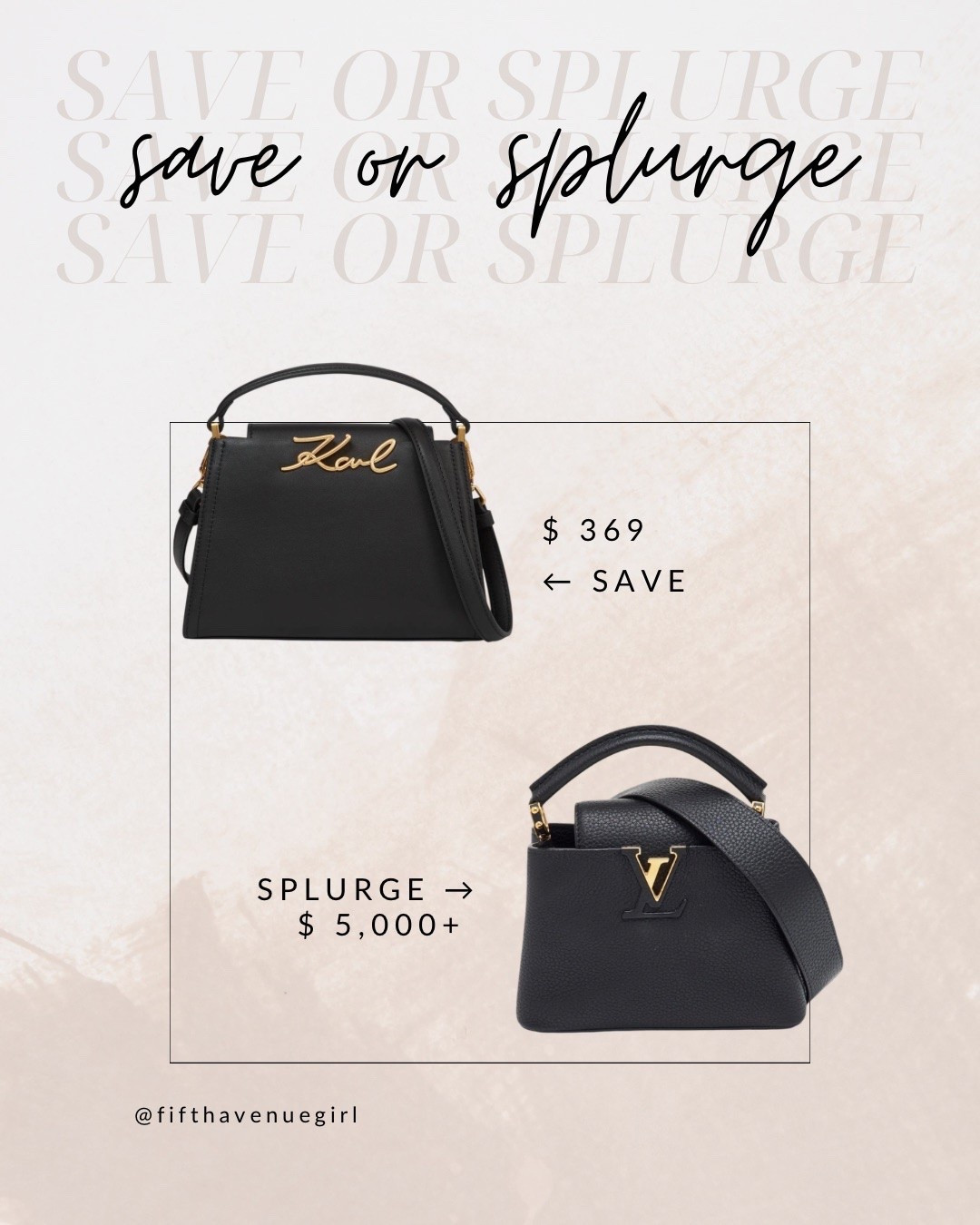 Save or splurge: Louis Vuitton’s iconic Capucines or Karl Lagerfeld’s affordable dupe? 👜✨

#LTKbag #LTKstyletip