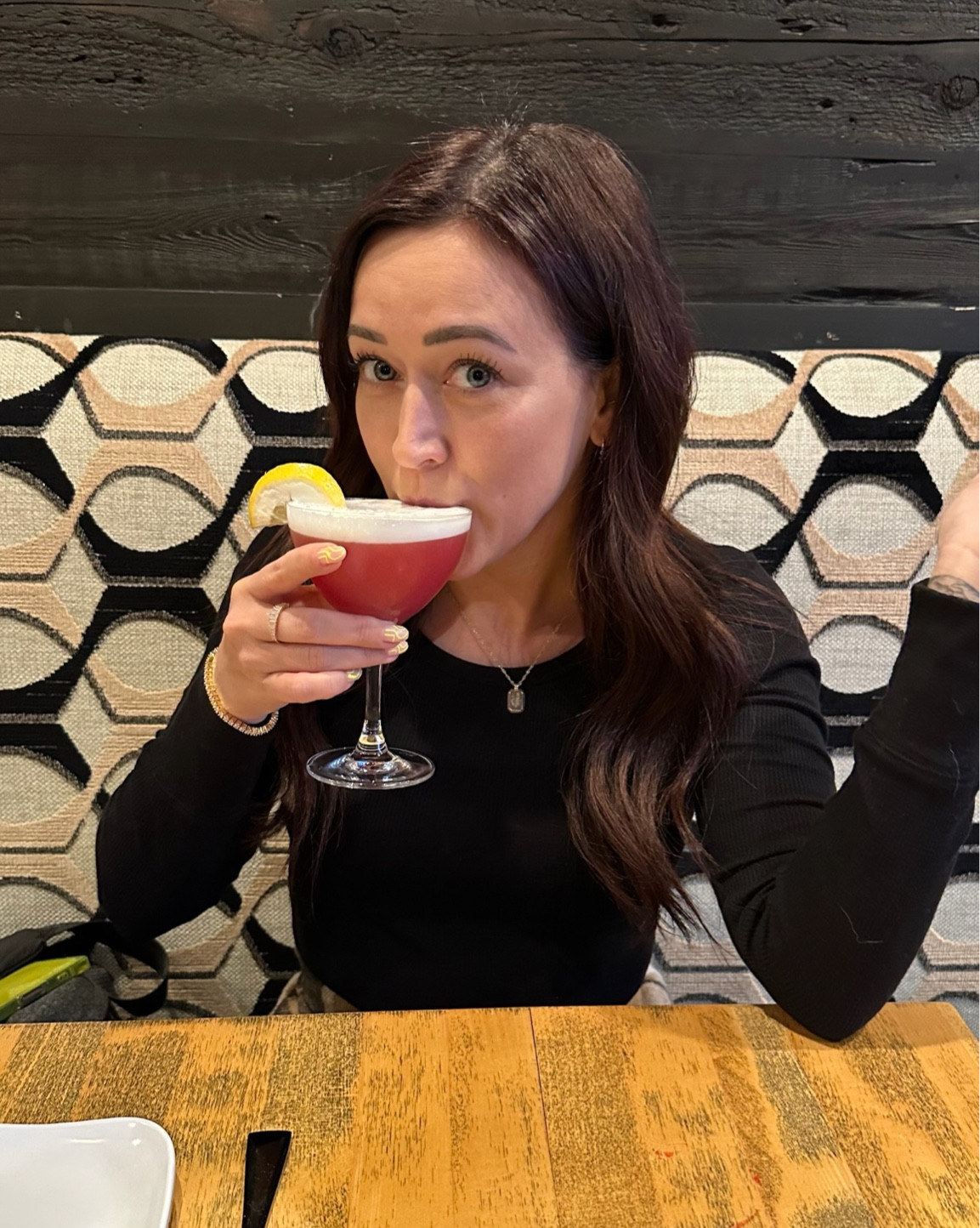 Black long sleeve top with dainty gold minimalist jewelry 

#LTKStyleTip #LTKSeasonal #LTKGiftGuide