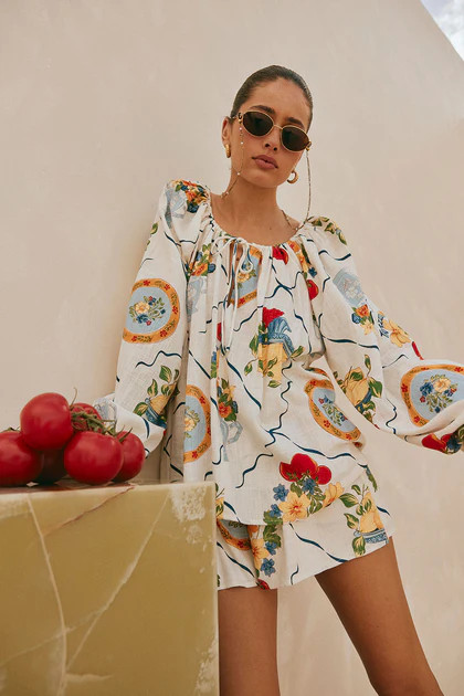 Amorina Top - Trattoria | Sabo Skirt US