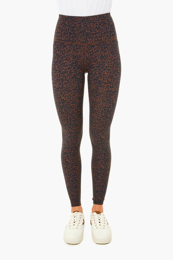 Bronze Distorted Cheetah Let's Move High Rise Legging | Tuckernuck (US)