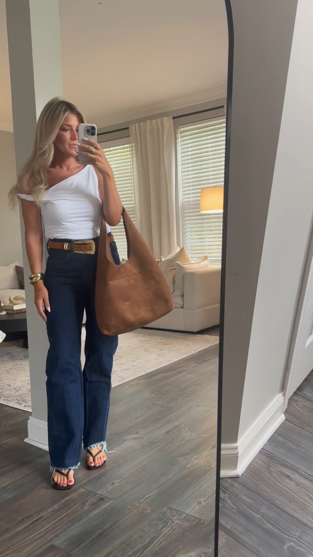 Abercrombie denim sale is live!!! If you’ve been eying jeans now is the time to grab them. These are a pair I have bought multiple times at multiple sizes I have been in the last few years 😆 wearing a 28 long here & I can’t remember why I did the long but I did cut them to make them work for me! 

#LTKSaleAlert #LTKFindsUnder100 #LTKSeasonal