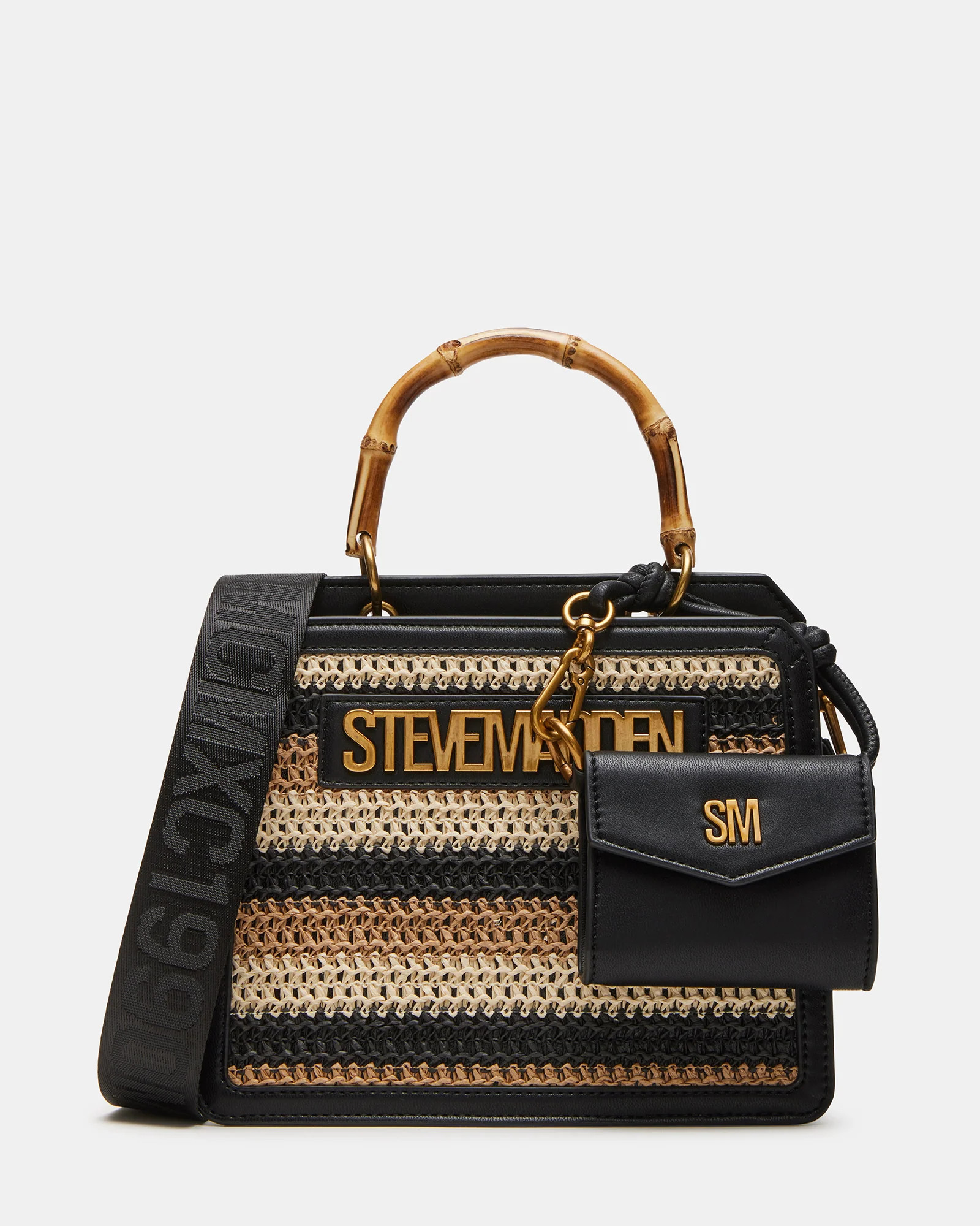 Evelyn Beachy Bag Black/tan | Steve Madden (US)