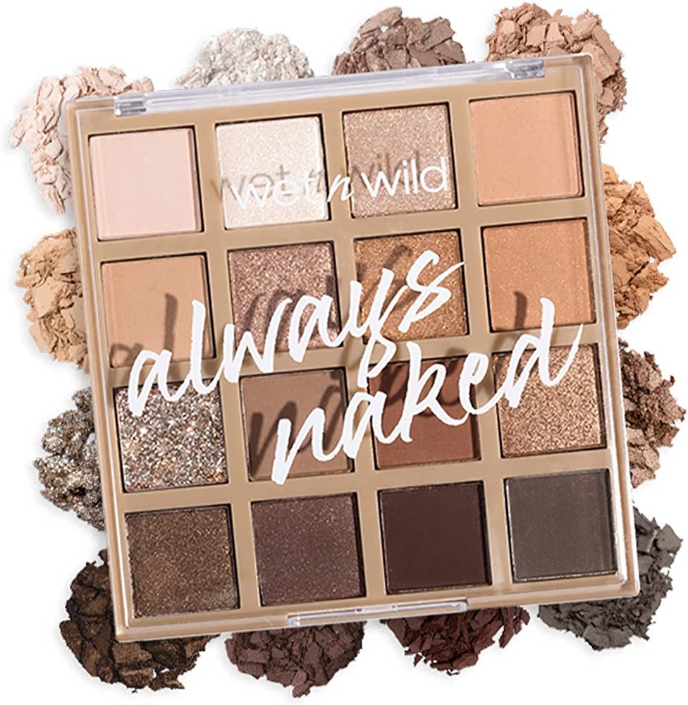 wet n wild Always Naked Palette, Nude Neutral Eye Makeup, Blendable, Warm And Cool Nude Pigments,... | Amazon (US)