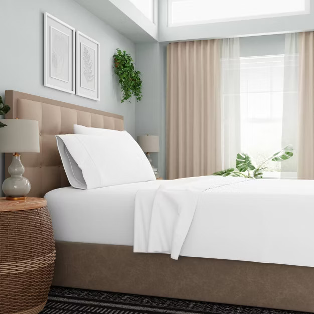 1200 Thread Count Cotton Rich Sateen Sheet Set - Color Sense | Target