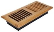 Floor Register, Oak Louvered Hardwood, 4 x 12-In. | Amazon (US)