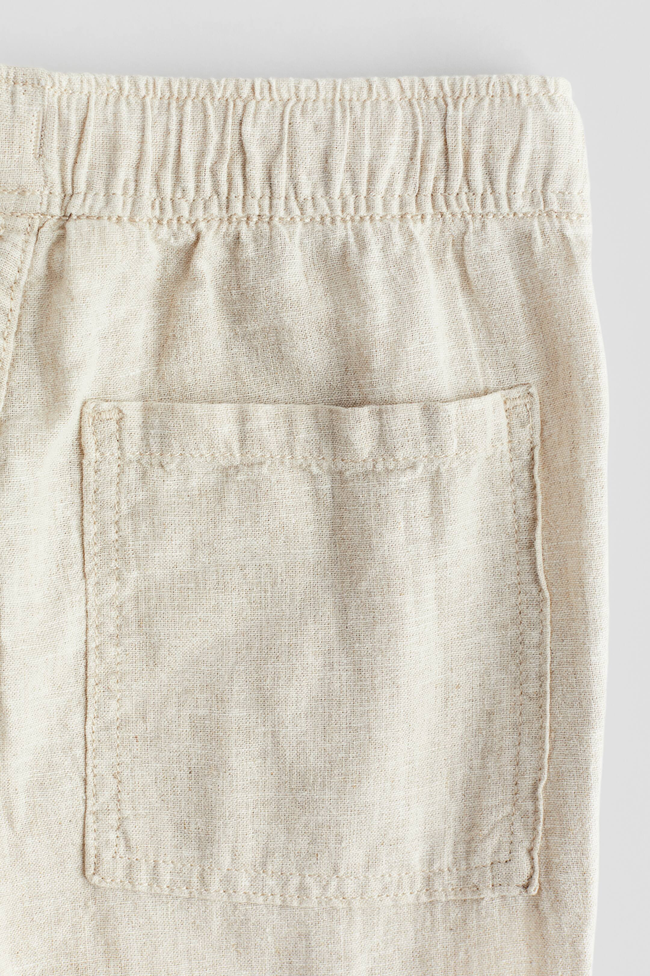 Linen-Blend Joggers | H&M (US + CA)