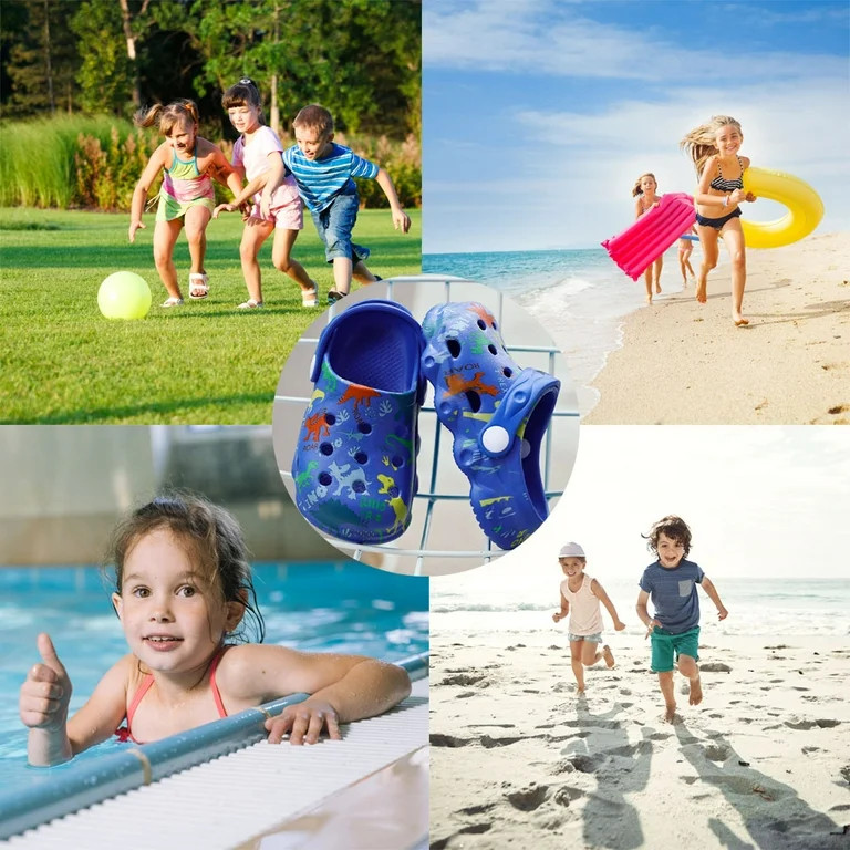 Drecage Toddler Boys Girls Cute Garden Clogs Kids Comfortable Beach Pool Sandals | Walmart (US)