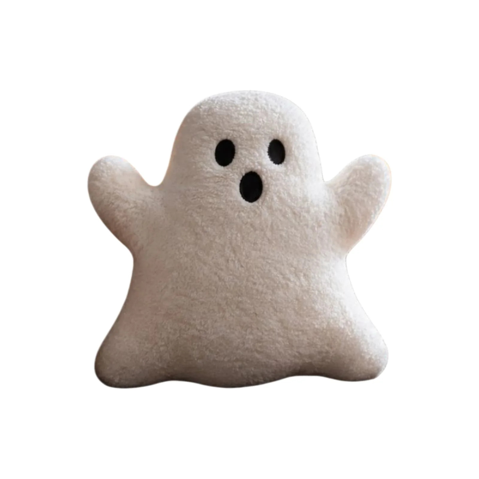 Halloween 16" x 14" Ivory Ghost Shaped Decorative Pillow, Cute Spooky Cushion For Sofa Bedroom Holiday Home Decor - Walmart.com | Walmart (US)