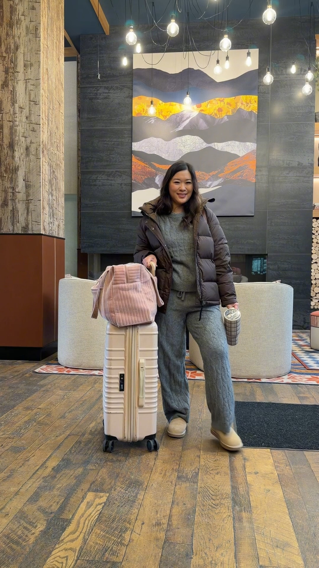 Winter Travel Outfit
Target Knit Set: Medium
Puffer Jacket: Medium 