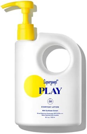 Supergoop! PLAY Everyday Lotion, 18 oz - SPF 50 PA++++ Reef-Friendly, Broad Spectrum, Body & Face... | Amazon (US)